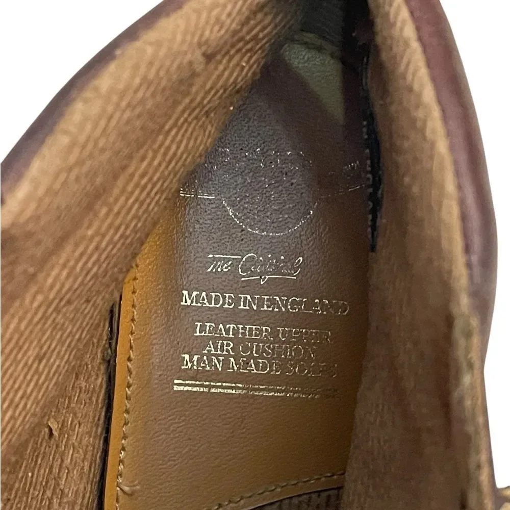 Dr. Martens Vintage 8444 Brown Leather Ankle Boots Made in England